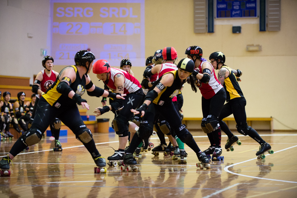 SSRG Swarm v SRDL Assassins. Photographer: Brett Sargeant, D-eye Photography